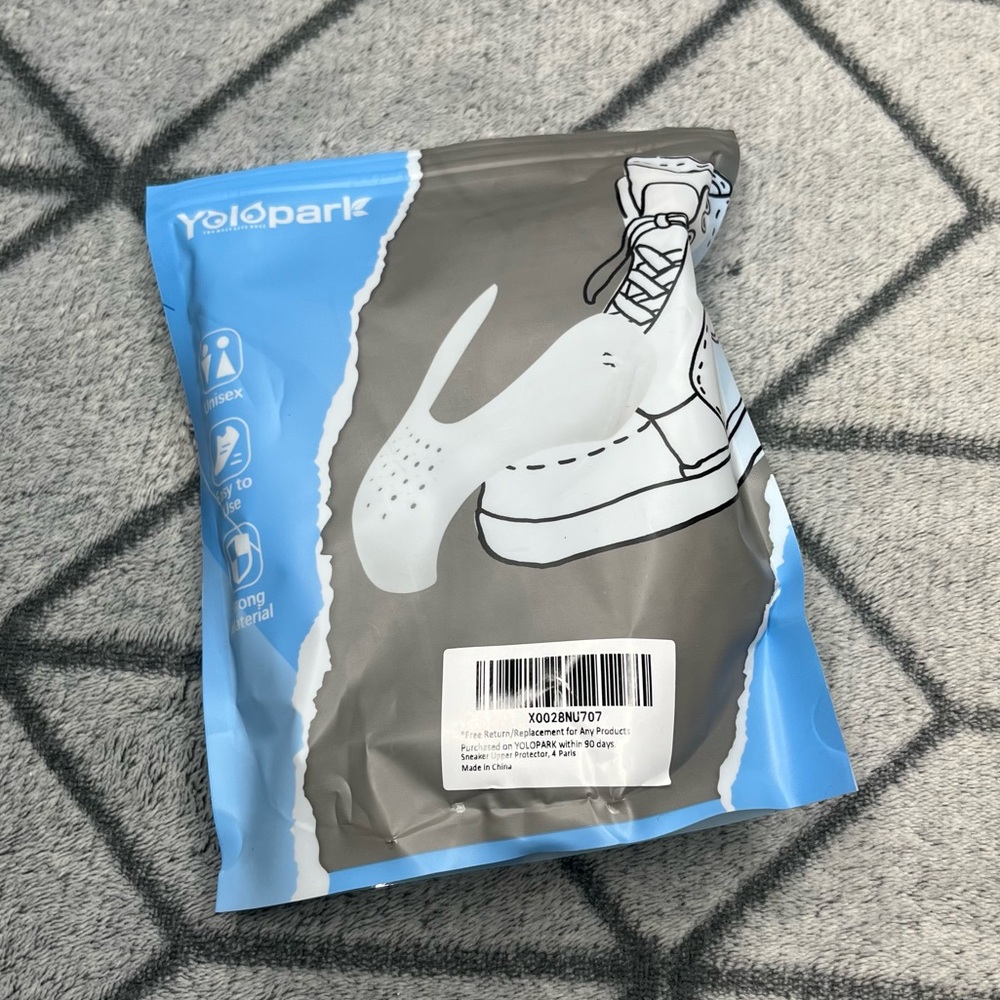 YOLOPARK Black Anti-Crease Shoe Sneaker Protector